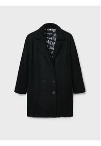 Desigual Płaszcz wełniany London 22WWEW16 Czarny Relaxed Fit. Kolor: czarny. Materiał: wełna, syntetyk #4