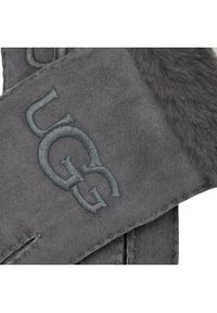 Ugg Rękawiczki Damskie W Sheepskin Embroider Glove 20931 Szary. Kolor: szary #3