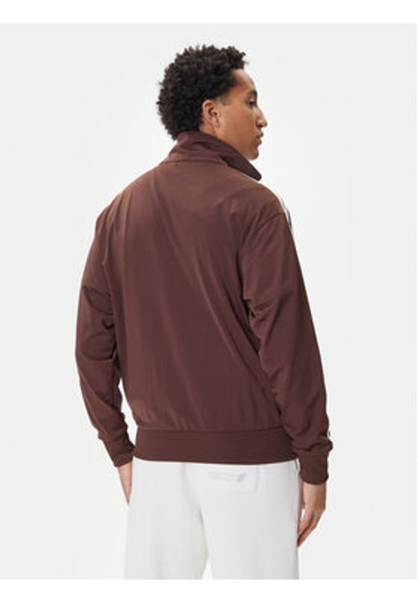 Adidas - adidas Bluza adicolor Classics Firebird KA0459 Brązowy Loose Fit. Kolor: brązowy. Materiał: syntetyk
