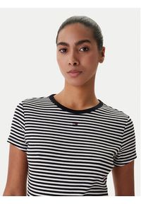 Tommy Jeans T-Shirt Essential DW0DW17383 Czarny Slim Fit. Kolor: czarny. Materiał: bawełna #5