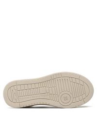 TOMMY HILFIGER - Tommy Hilfiger Sneakersy Stripes Low Cut Lace-Up Sneaker T3X9-32848-1355 S Biały. Kolor: biały. Materiał: skóra