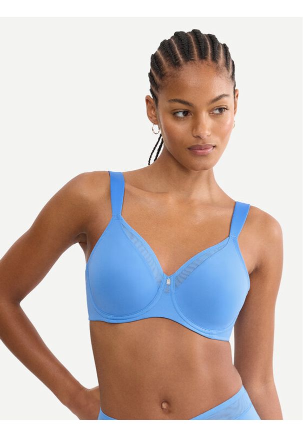Triumph Biustonosz z fiszbiną True Shape Sensation 10218201 Niebieski. Kolor: niebieski. Materiał: syntetyk