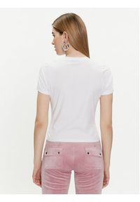 Juicy Couture T-Shirt Ryder Rodeo JCBCT223826 Biały Slim Fit. Kolor: biały. Materiał: bawełna #5