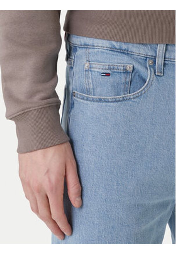 Tommy Jeans Jeansy Otis DM0DM23060 Błękitny Straight Fit. Kolor: niebieski