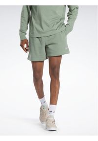 Reebok Szorty sportowe Classics Wardrobe Essentials Shorts H66172 Zielony. Kolor: zielony. Materiał: bawełna. Styl: sportowy
