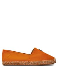 TOMMY HILFIGER - Tommy Hilfiger Espadryle Th Satin Flat Espadrille FW0FW07881 Pomarańczowy. Kolor: pomarańczowy