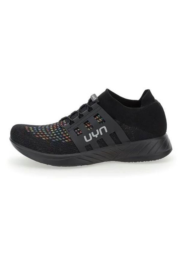 Buty do chodzenia męskie UYN Rainbow Tune. Kolor: czarny. Materiał: tkanina. Szerokość cholewki: normalna. Sport: turystyka piesza