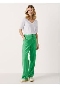 Part Two Spodnie materiałowe Nadja 30306618 Zielony Classic Fit. Kolor: zielony. Materiał: syntetyk #4