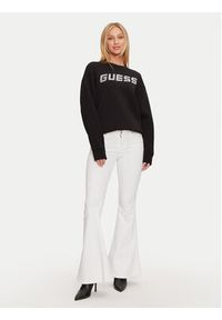 Guess Bluza V4BQ15 K7UW2 Czarny Regular Fit. Kolor: czarny. Materiał: wiskoza #4