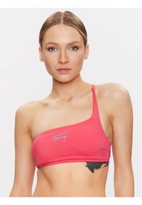 Tommy Jeans Góra od bikini UW0UW04078 Różowy. Kolor: różowy. Materiał: syntetyk