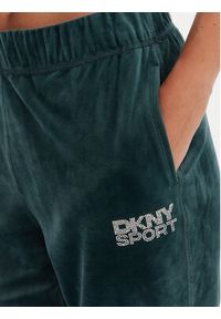 DKNY Sport Spodnie dresowe DP5P3702 Zielony Regular Fit. Kolor: zielony. Materiał: syntetyk