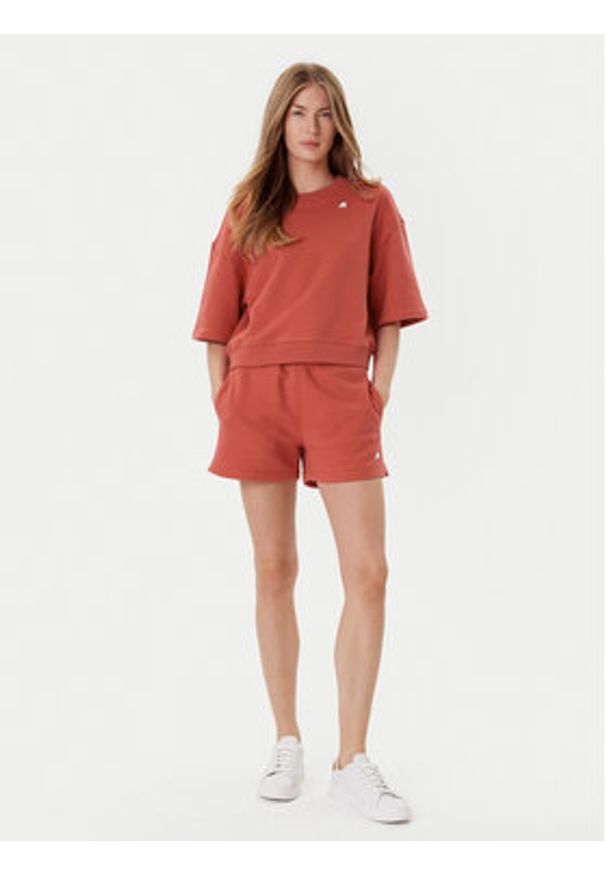 K-Way Bluza Gwen K7127ZW Czerwony Comfort Fit. Kolor: czerwony. Materiał: bawełna