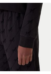 Hugo - HUGO Bluza Lokky 50545210 Czarny Relaxed Fit. Kolor: czarny. Materiał: bawełna #4