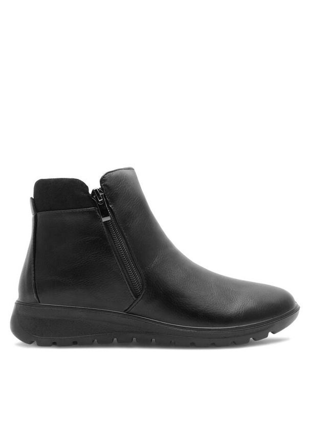 Botki Go Soft. Kolor: czarny