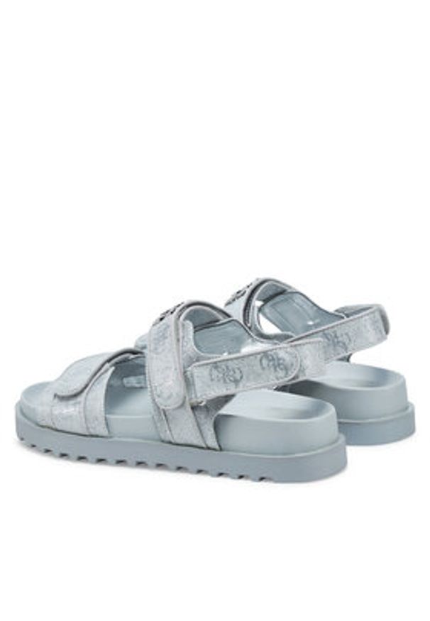 Guess Sandały FLJFDS LEL03 Niebieski. Kolor: niebieski. Materiał: skóra