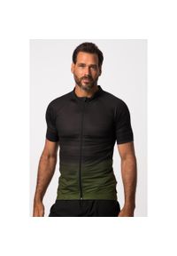 JAY-PI - Męska Koszulka rowerowa FLEXNAMIC® odzież rowerowa szybkoschnąca. Kolekcja: plus size. Kolor: czarny. Materiał: elastan, poliester, materiał. Sport: kolarstwo