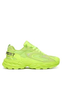Plein Sport Sneakersy SAFS USC0931 STE003N Żółty. Kolor: żółty. Materiał: materiał #1