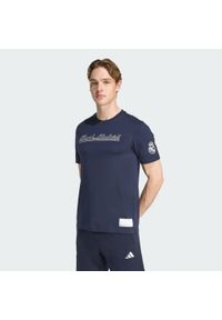 Adidas - Koszulka Real Madryt US Pack. Kolor: biały, wielokolorowy, niebieski