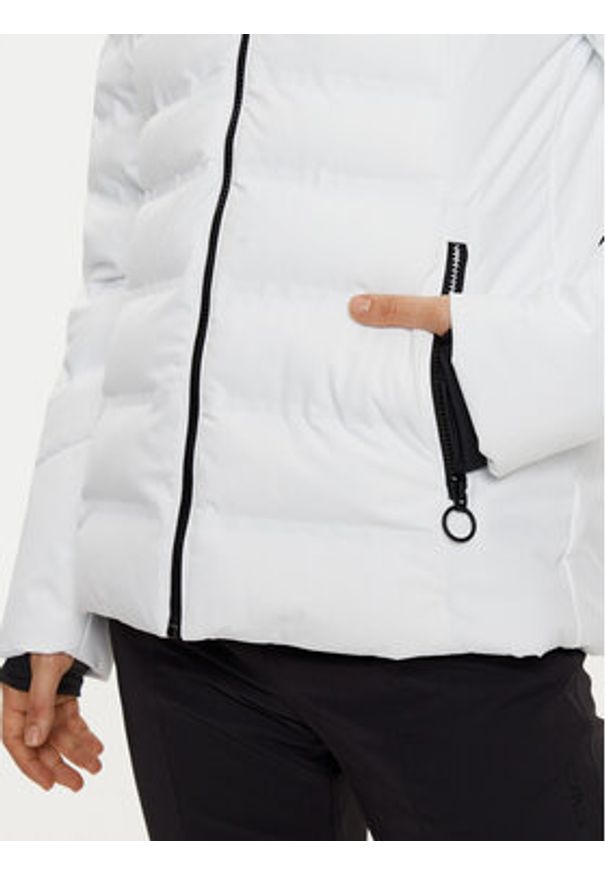 CMP Kurtka puchowa 34W4406 Biały Regular Fit. Kolor: biały. Materiał: włókno