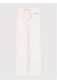 Liviana Conti Spodnie dresowe F2SJ75 Biały Relaxed Fit. Kolor: biały. Materiał: bawełna #2