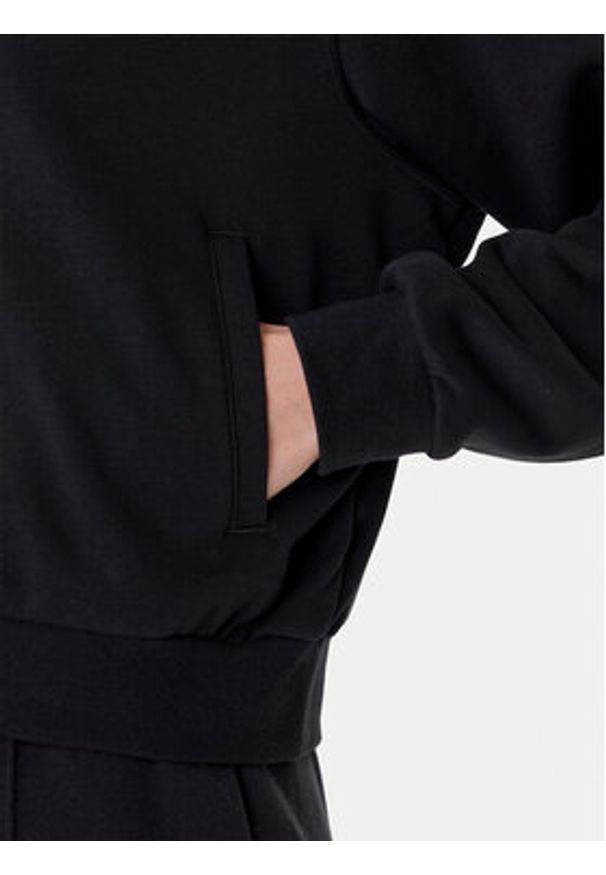 Nike Bluza Chill Terry FN2415 Czarny Relaxed Fit. Kolor: czarny. Materiał: syntetyk