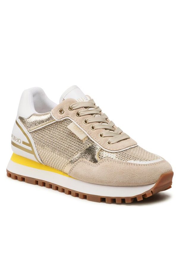 Sneakersy Liu Jo. Kolor: złoty