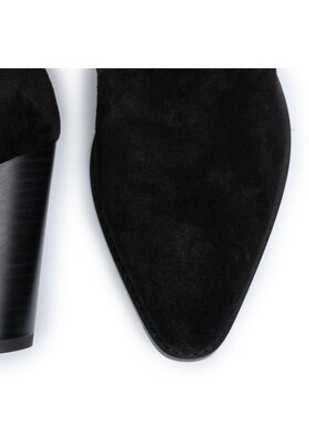 Roberto Santi Botki CH-127267 Czarny. Kolor: czarny. Materiał: zamsz, skóra