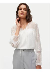 Vero Moda Bluzka Leah 10314692 Biały Regular Fit. Kolor: biały. Materiał: syntetyk