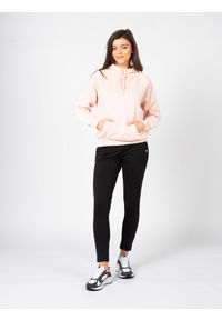 Champion Bluza "Hoodie" | 115571 | Kobieta | Różowy. Kolor: różowy. Materiał: bawełna, poliester. Wzór: nadruk. Styl: sportowy, klasyczny, elegancki