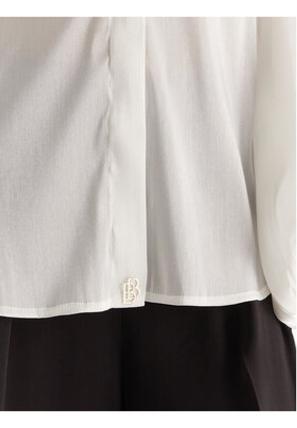 Babylon Koszula S00303 Biały Regular Fit. Kolor: biały. Materiał: syntetyk