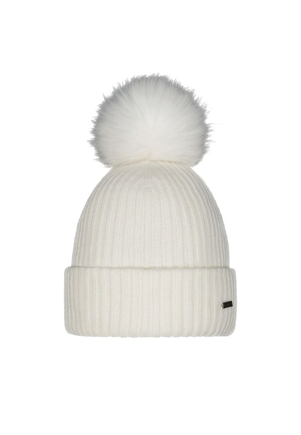 Kapelusz damski Barts Kenzie. Kolor: wielokolorowy, biały, beżowy. Materiał: futro. Sezon: zima. Styl: sportowy