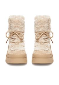DeeZee Śniegowce HX21069-13 Beżowy. Kolor: beżowy. Materiał: materiał #3