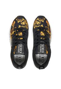 Versace Jeans Couture Sneakersy 79VA3SAA ZSC97 Czarny. Kolor: czarny. Materiał: materiał #6