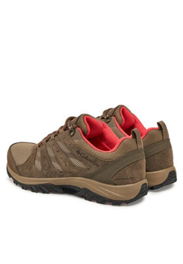 columbia - Columbia Trekkingi Redmond™ III Waterproof 1940621 Brązowy. Kolor: brązowy. Materiał: zamsz, skóra