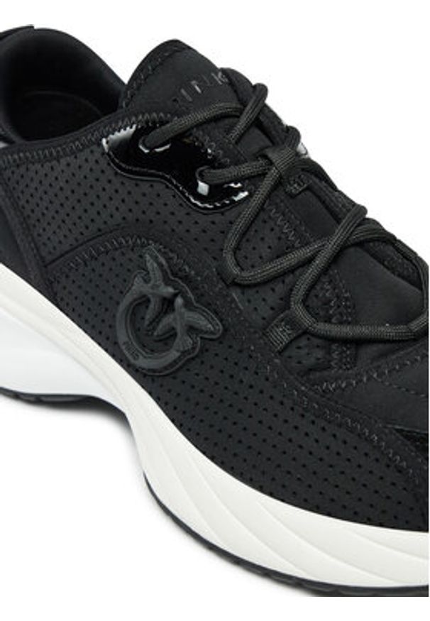 Pinko - PINKO Sneakersy Ariel 10 SS0065T030 Czarny. Kolor: czarny. Materiał: materiał