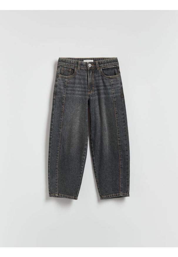 Reserved - Jeansy relaxed fit - szary. Kolor: szary