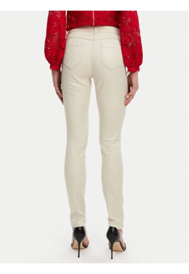 Morgan Jeansy 251-PEWELI Beżowy Slim Fit. Kolor: beżowy