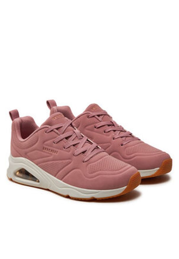 skechers - Skechers Sneakersy Ah-Mazing 177390/ROS Różowy. Kolor: różowy. Materiał: skóra