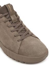 Geox Sneakersy D Flextride Plus D657SC 22 C1018 Beżowy ciemny. Kolor: beżowy. Materiał: zamsz, skóra #2