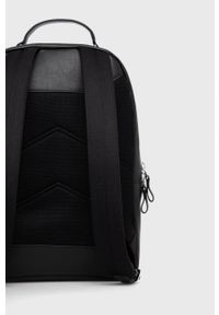 Calvin Klein plecak męski kolor czarny duży gładki. Kolor: czarny. Wzór: gładki #4