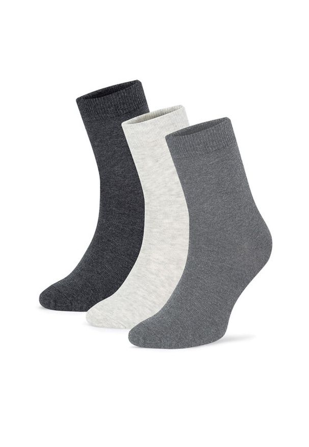 Gino Rossi Zestaw 3 par wysokich skarpet męskich 3MB-002-AW24 (3-pack) Kolorowy. Materiał: bawełna. Wzór: kolorowy