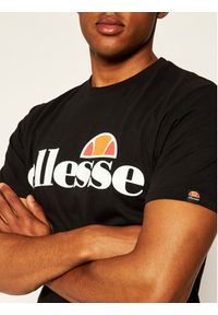 Ellesse T-Shirt Sl Prado Tee SHC07405 Czarny Regular Fit. Kolor: czarny. Materiał: bawełna