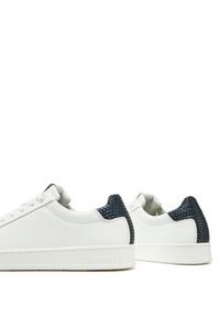 Calvin Klein Sneakersy Low Top Lace Up Woven HM0HM01767 Biały. Kolor: biały. Materiał: skóra #3