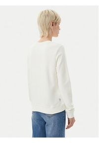 Karl Lagerfeld - KARL LAGERFELD Bluza A2W20057 Écru Regular Fit. Typ kołnierza: dekolt w karo. Kolor: kremowy. Materiał: bawełna #4