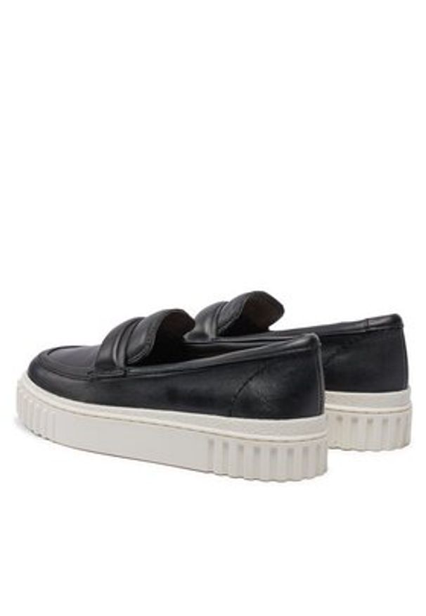 Clarks Półbuty Mayhill Cove 26176435 Czarny. Kolor: czarny. Materiał: skóra