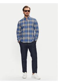 TOMMY HILFIGER - Tommy Hilfiger Koszula Heritage MW0MW37566 Niebieski Regular Fit. Kolor: niebieski. Materiał: bawełna #2