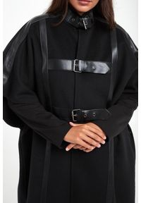 Twinset Milano - Ponczo damskie wełniane TWINSET. Materiał: wełna #5