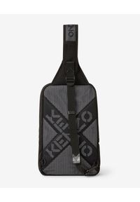 Kenzo - KENZO - Plecak na jedno ramię Sport. Kolor: czarny. Materiał: materiał. Styl: sportowy #3