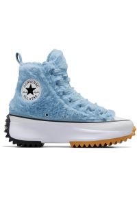 Sneakers Converse Run Star Hike. Kolor: niebieski. Materiał: materiał. Sport: bieganie #1