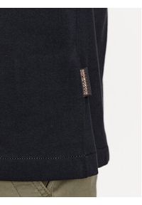 Napapijri T-Shirt NP0A4H8S Czarny Regular Fit. Kolor: czarny. Materiał: bawełna
